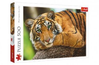 Obrázek z Puzzle Portrét tygra 500 dílků 48x34cm 